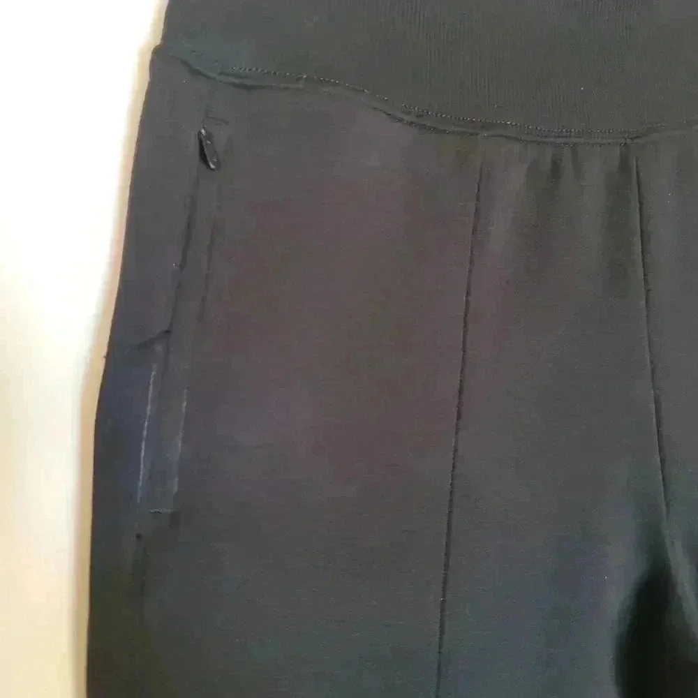 Athleta Black Retro Straight Leg Jogger Pants  Pockets Women's Size Medium - Picture 5 of 12